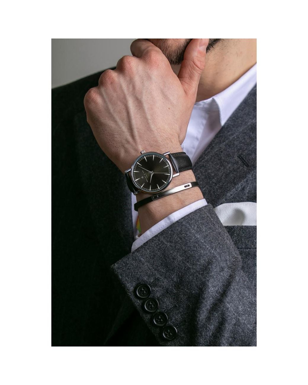 Bracelets Philipp Blanc pour homme en coloris Black