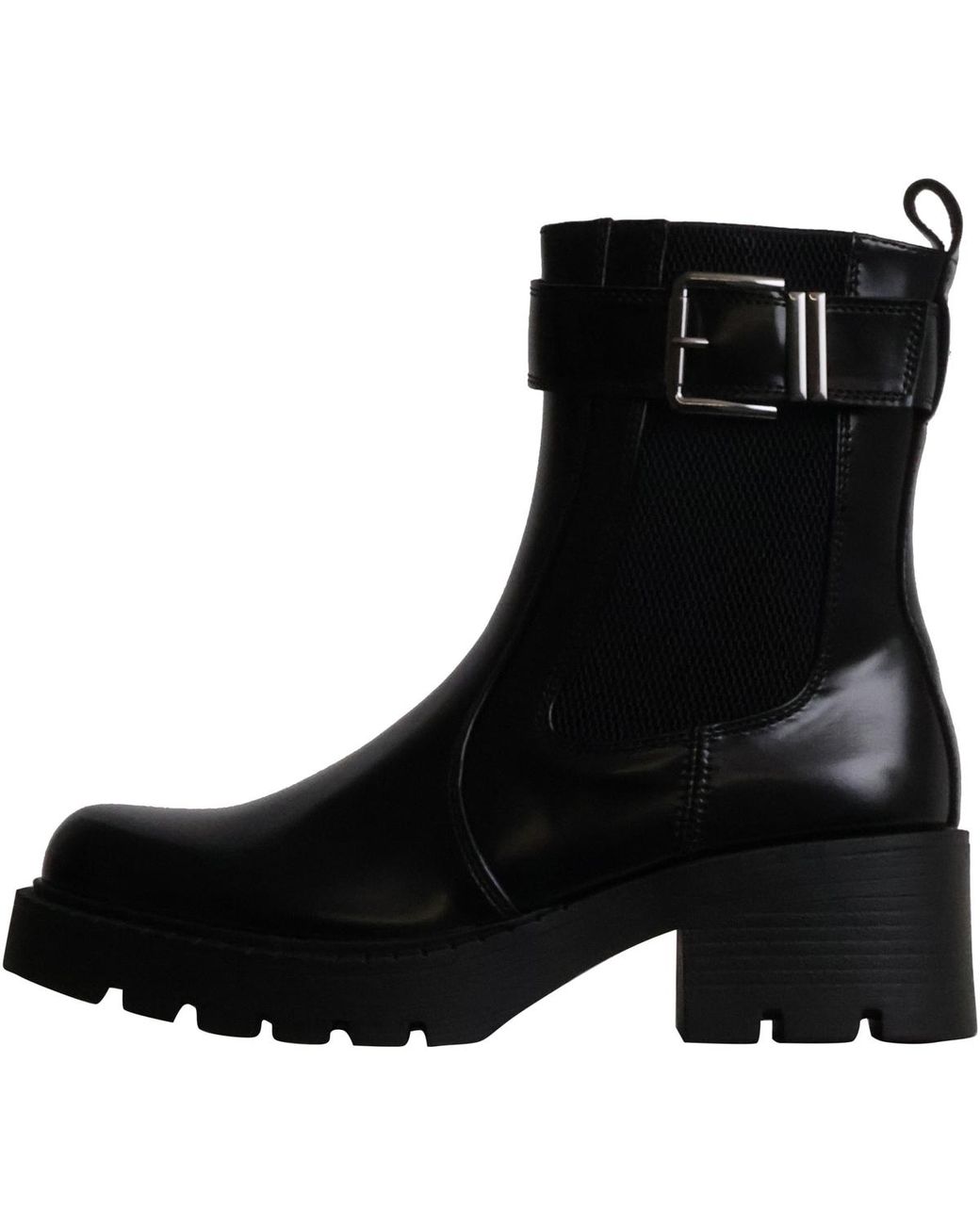 Bottines Bottines À Zip Super Mode en coloris Black