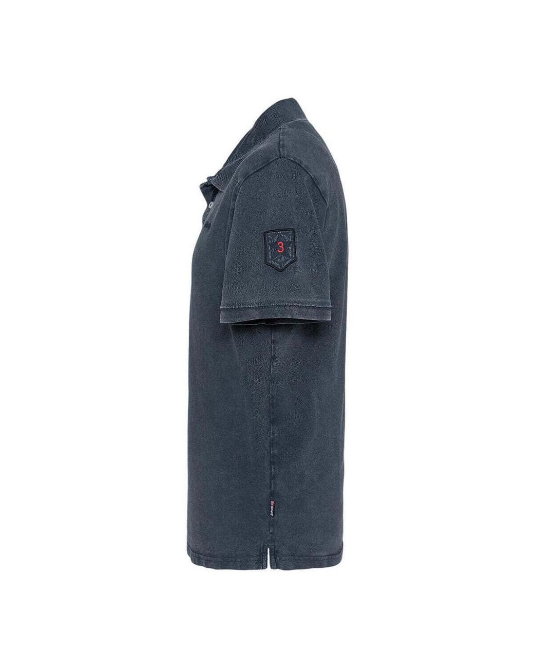 Polo Polo Army Homme Badges Schott Nyc pour homme en coloris Blue