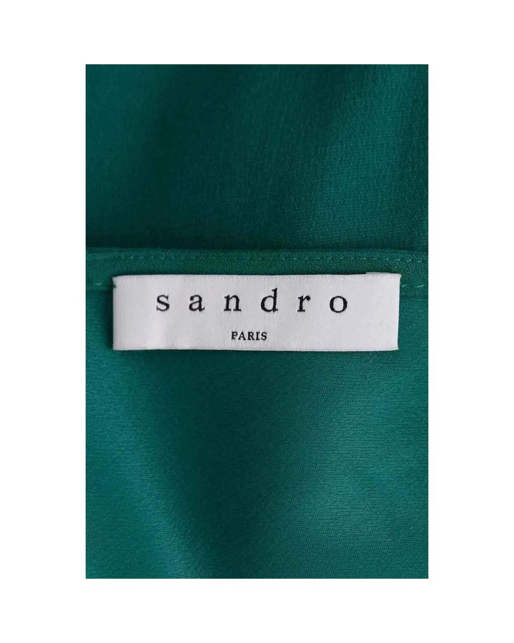 Robe Robe Verte Sandro en coloris Green
