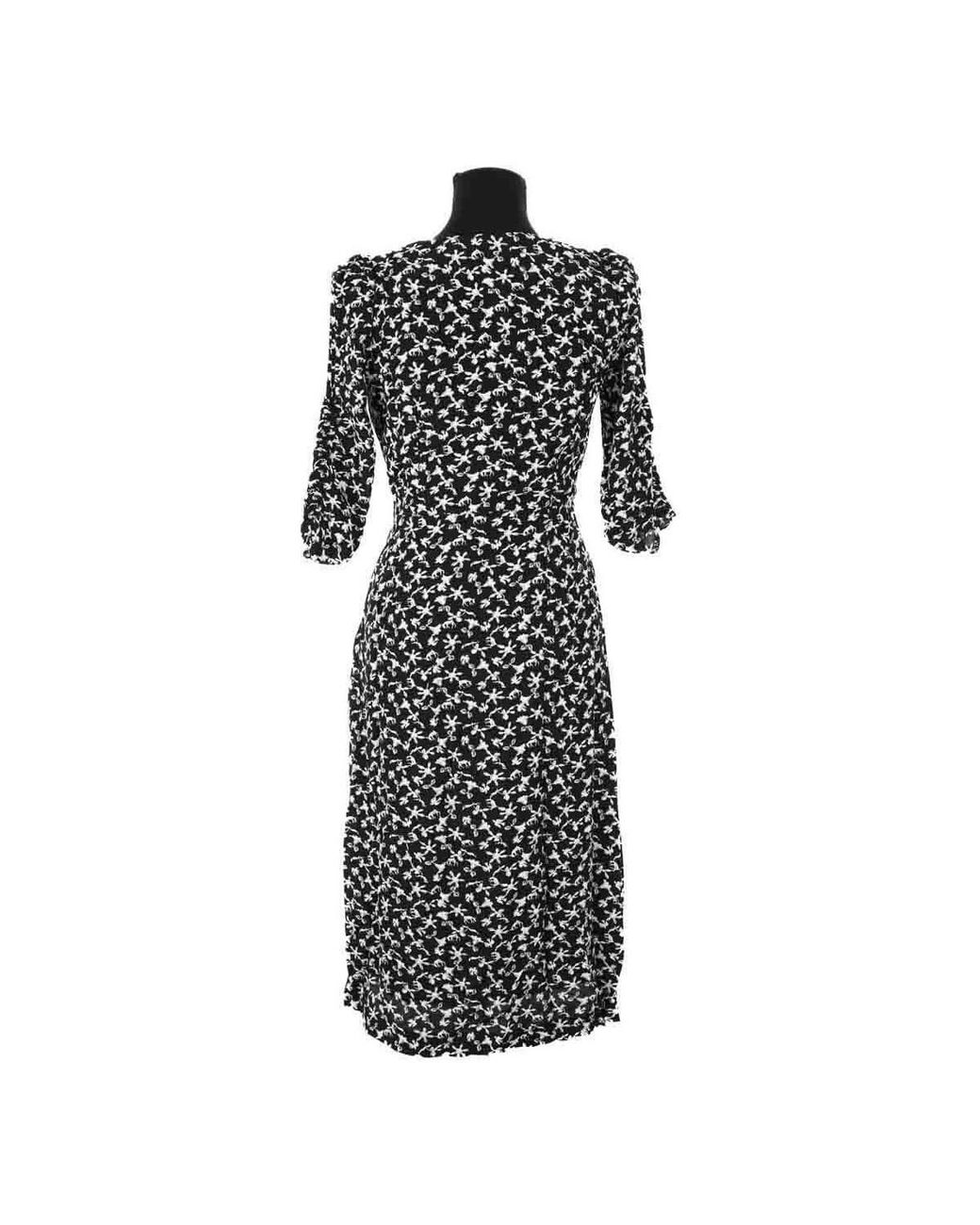Robes Midi Robe Noire Ba&sh en coloris Black