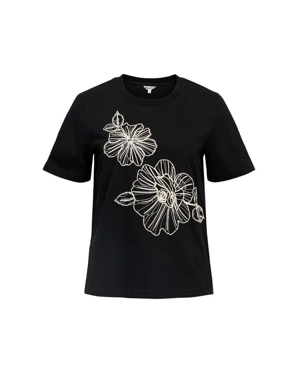 T-Shirt 6450701 Object en coloris Black