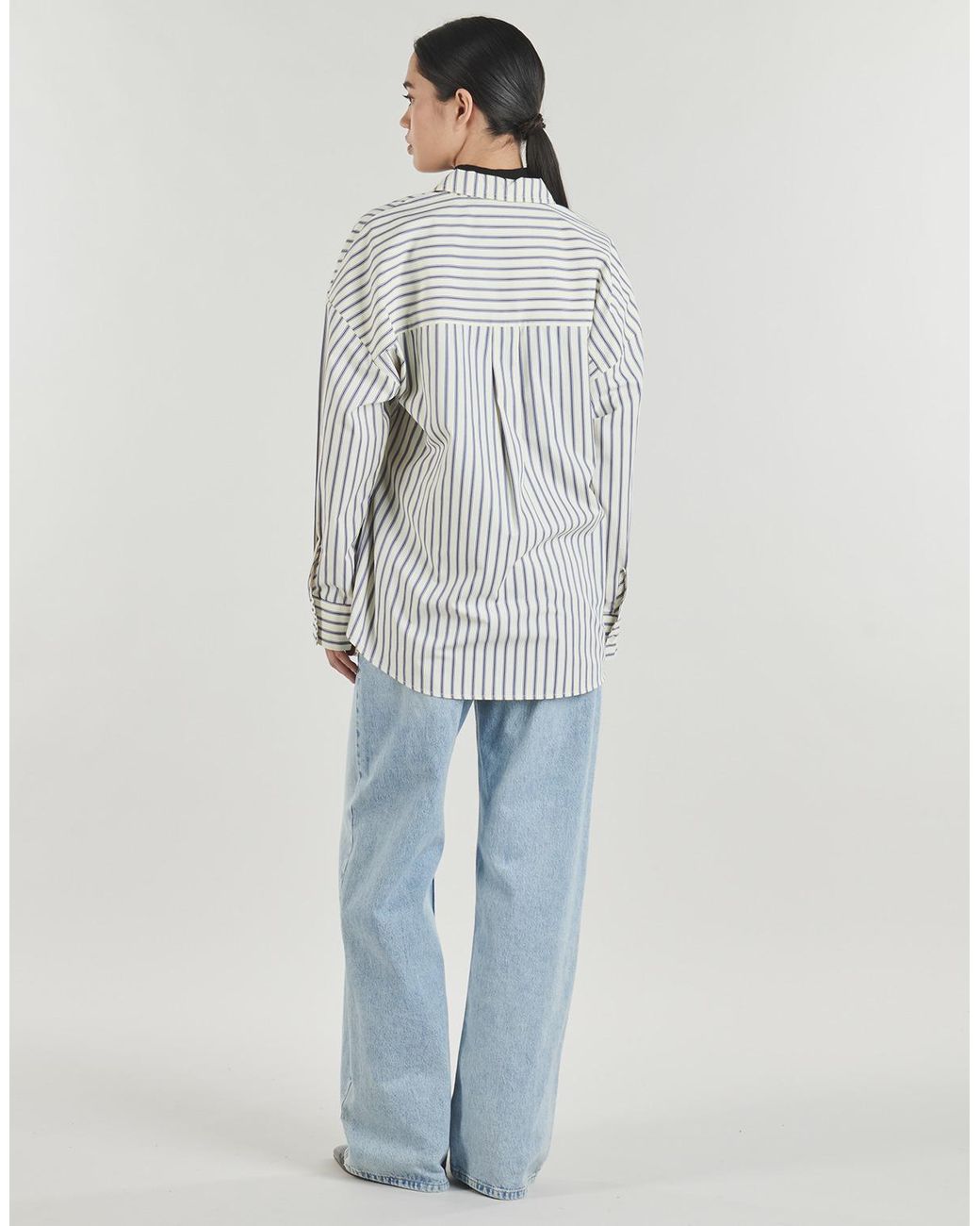 Minimum Overhemd Marley Shirt in het Blue