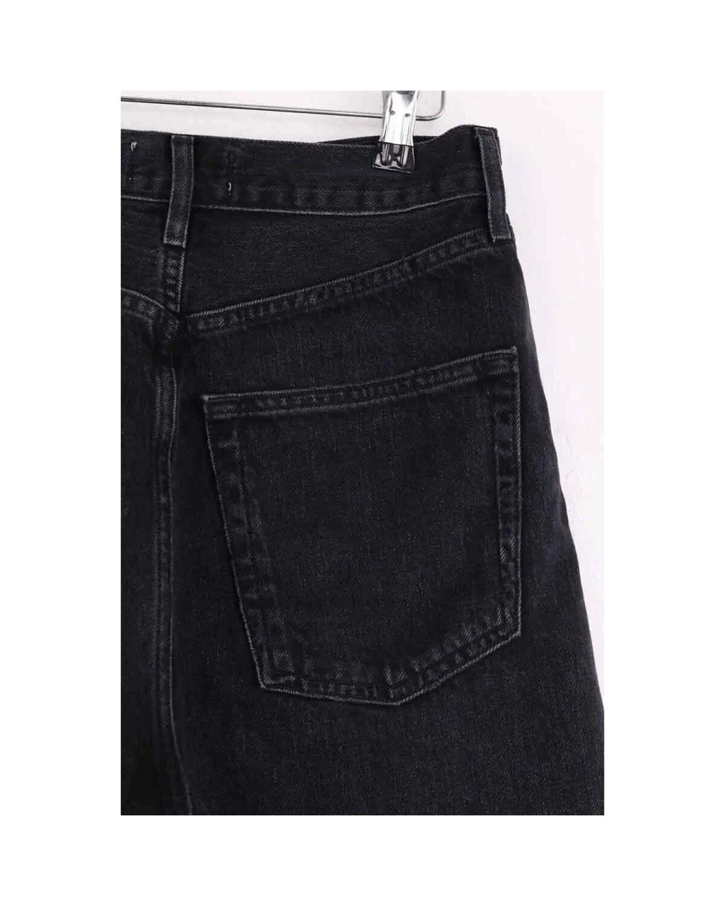 Short Bermuda Agolde en coloris Black