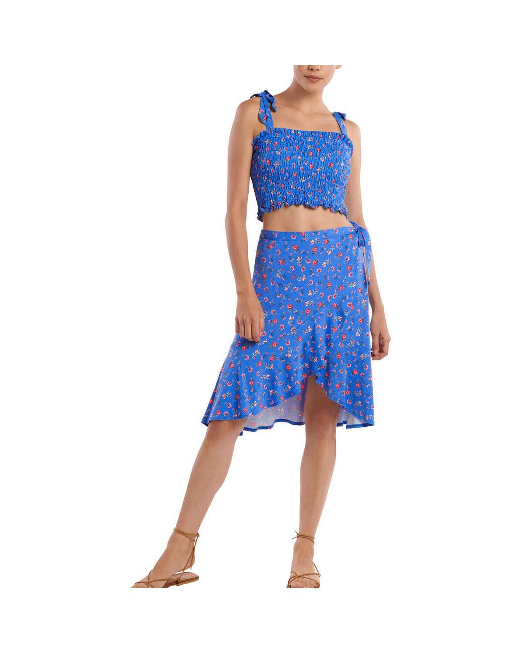 Jupes Midi Jupe Estivale Java Lisca en coloris Blue