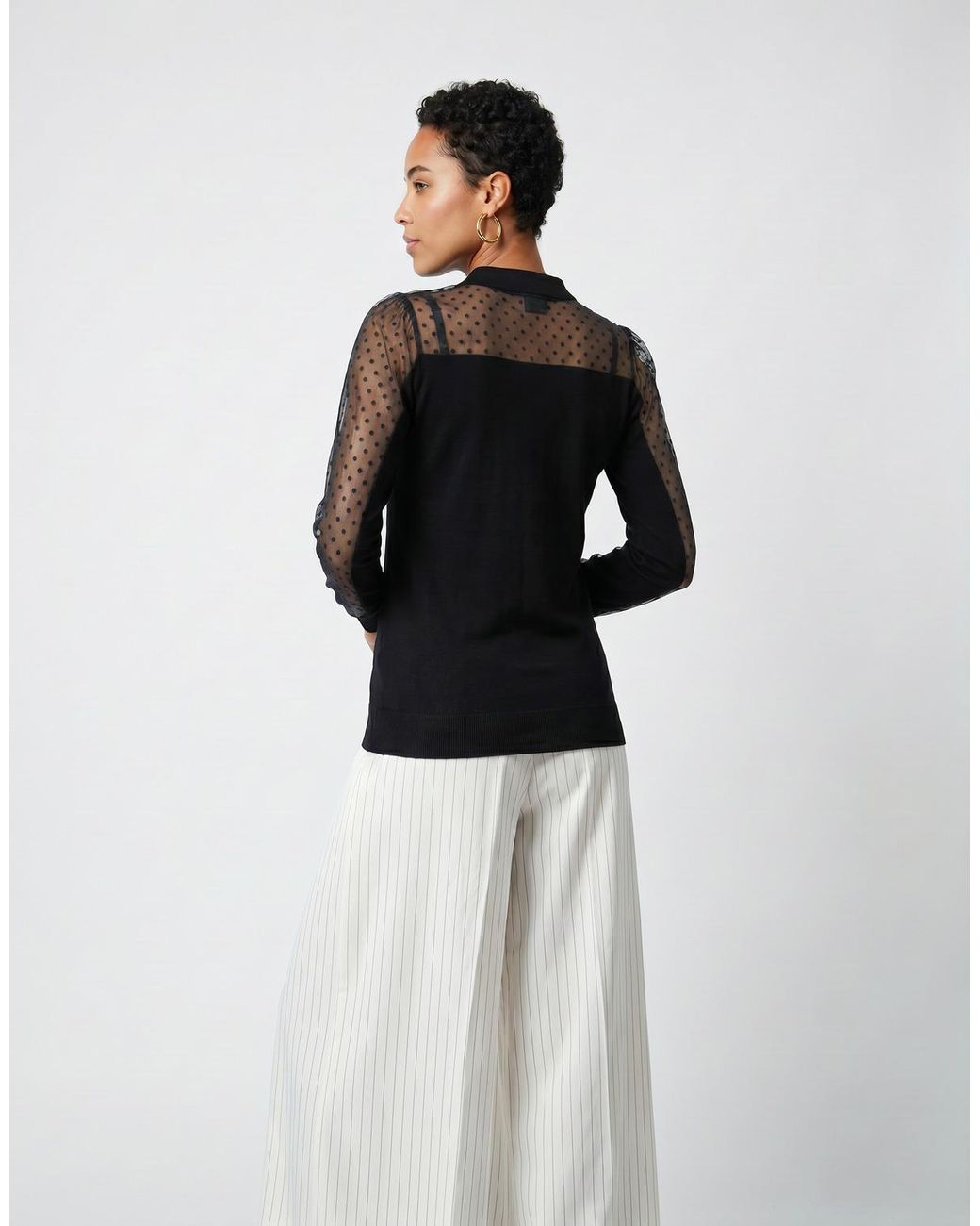 Naf Naf Black Pullover miami