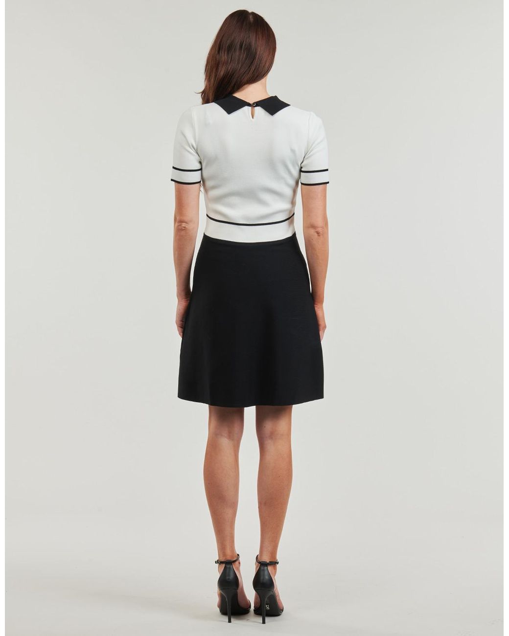 Robe Courte Rmchic Morgan en coloris Black