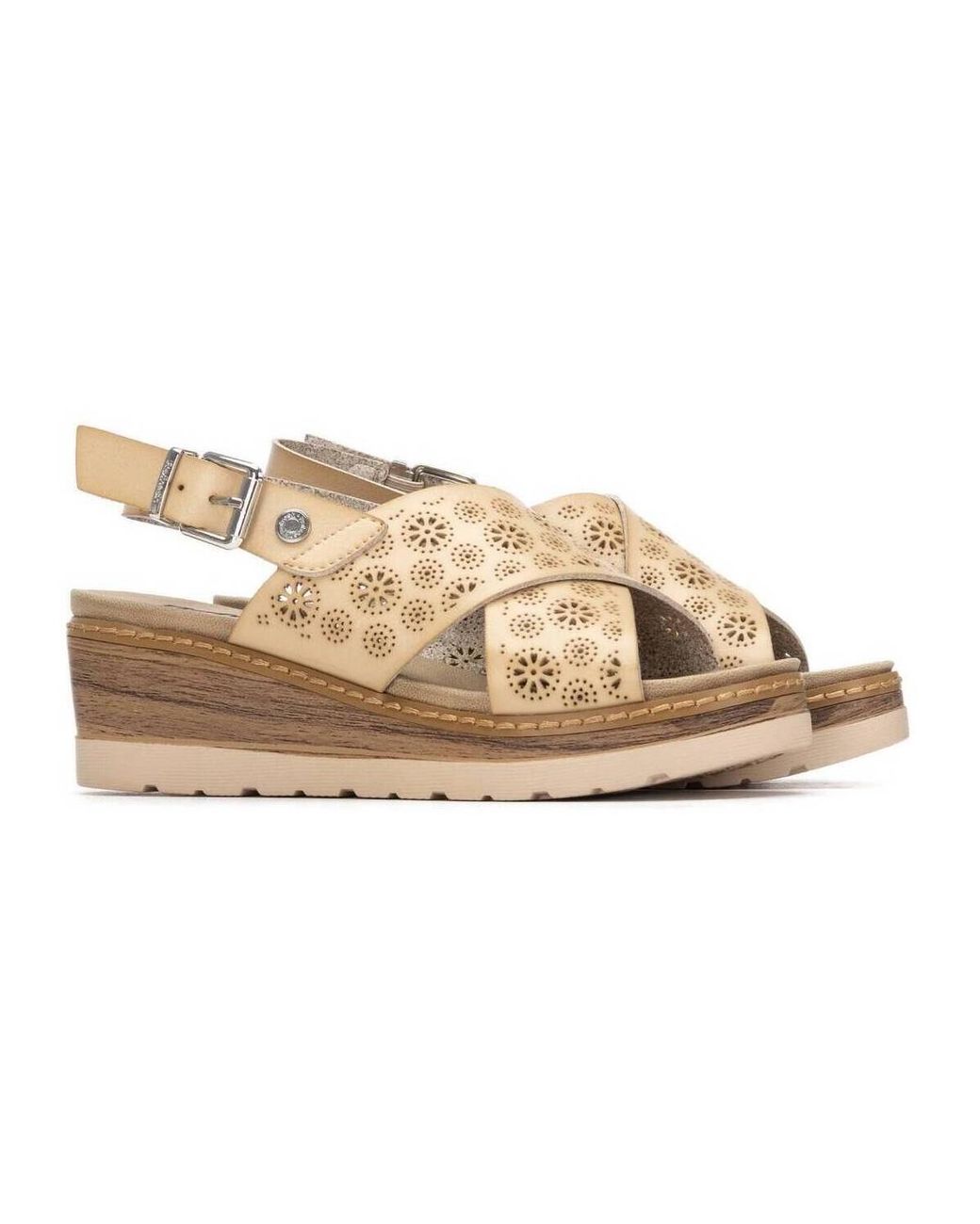Sandales Compensées 17516302 Refresh en coloris Brown