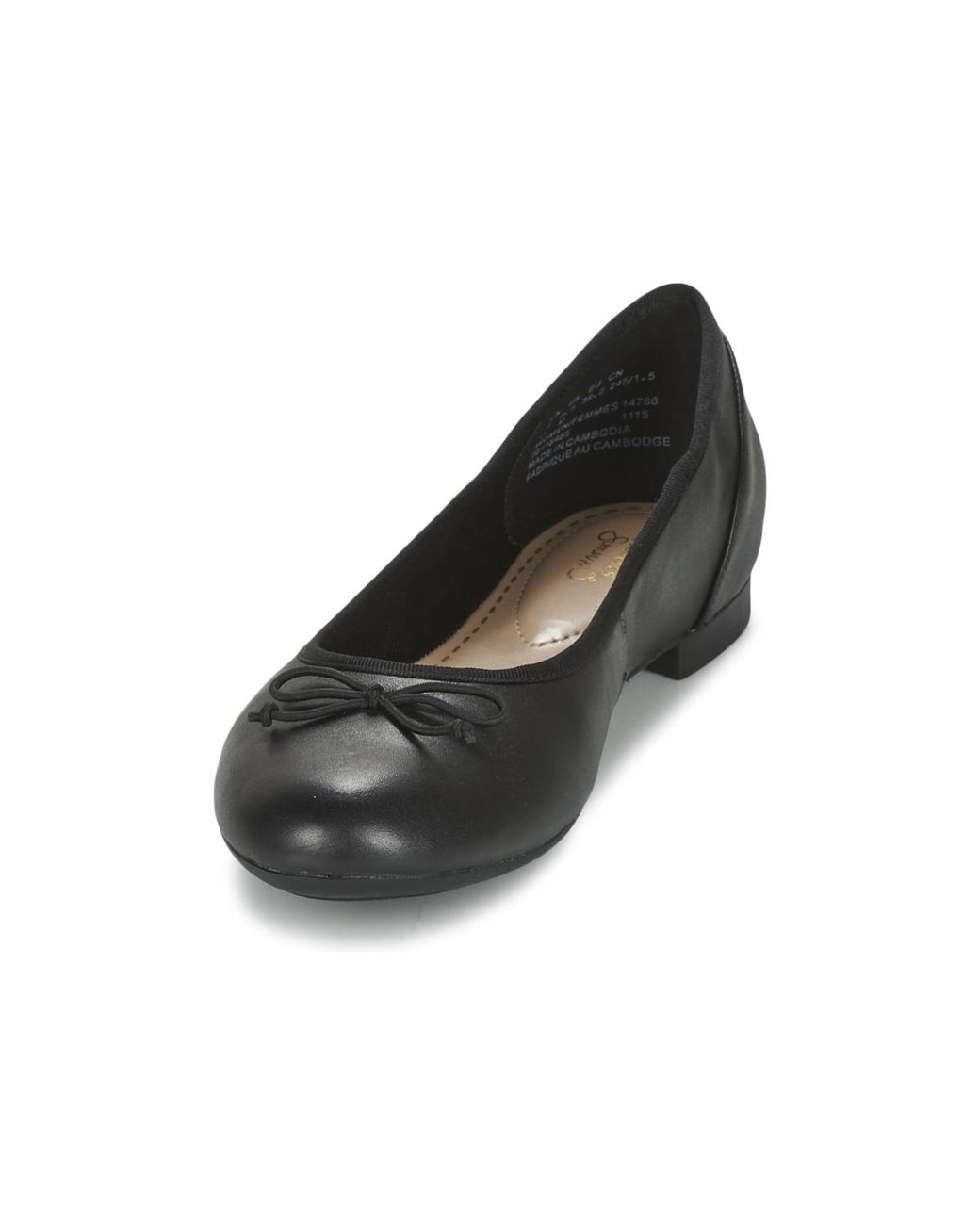COUTURE BLOOM femmes Ballerines en Noir Clarks en coloris Black
