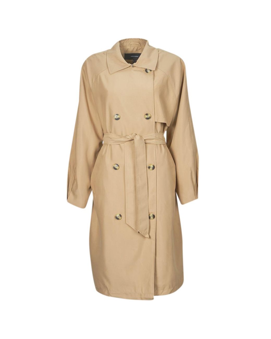 Vero Moda Trenchcoat Vmdoreen in het Natural
