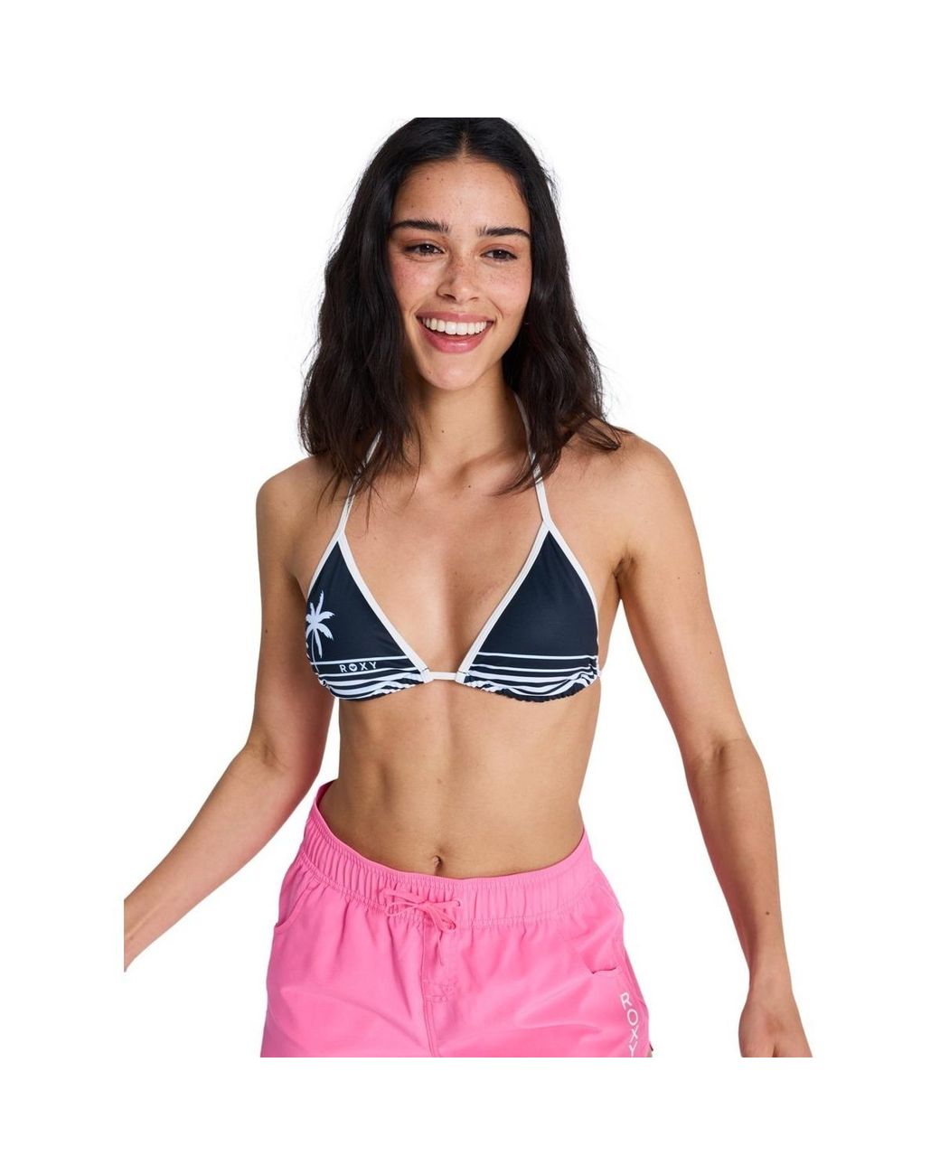 Maillots De Bain The Retro Essentials Tiki Tri Roxy en coloris Blue