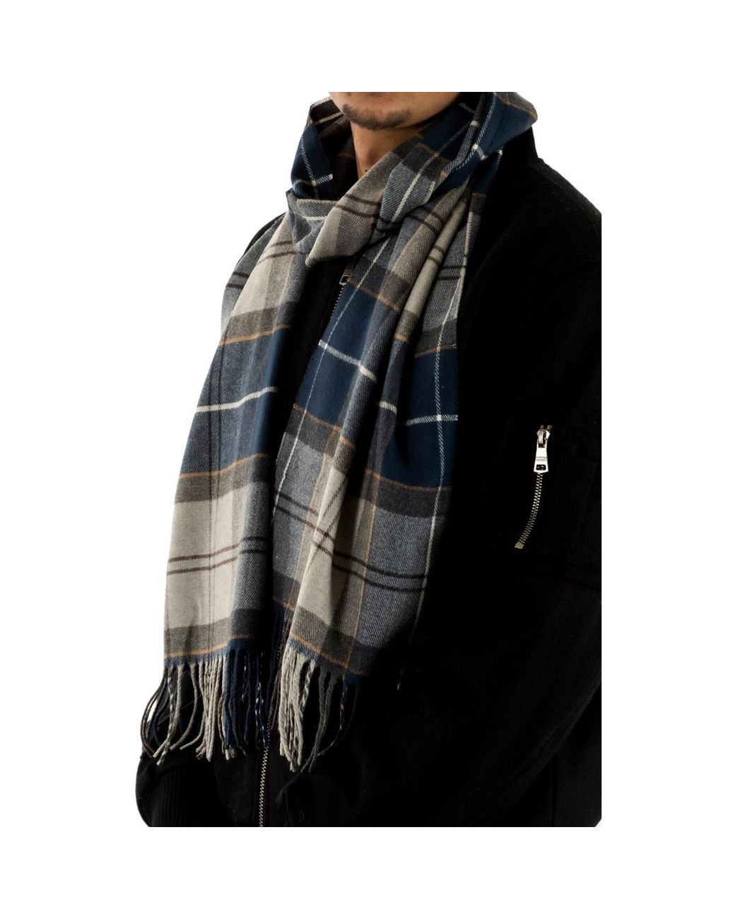 Echarpe Usc0300 Barbour en coloris Metallic