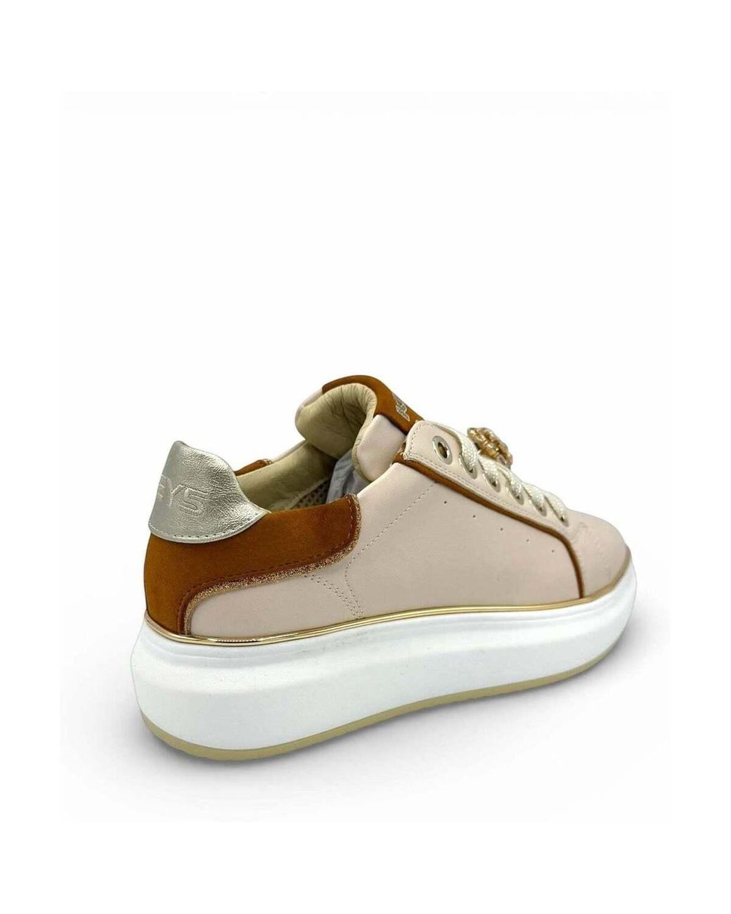 Baskets Basses Keys en coloris Natural