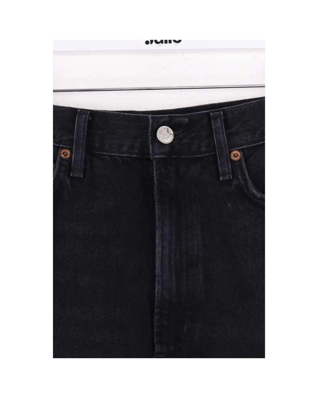 Short Bermuda Agolde en coloris Black
