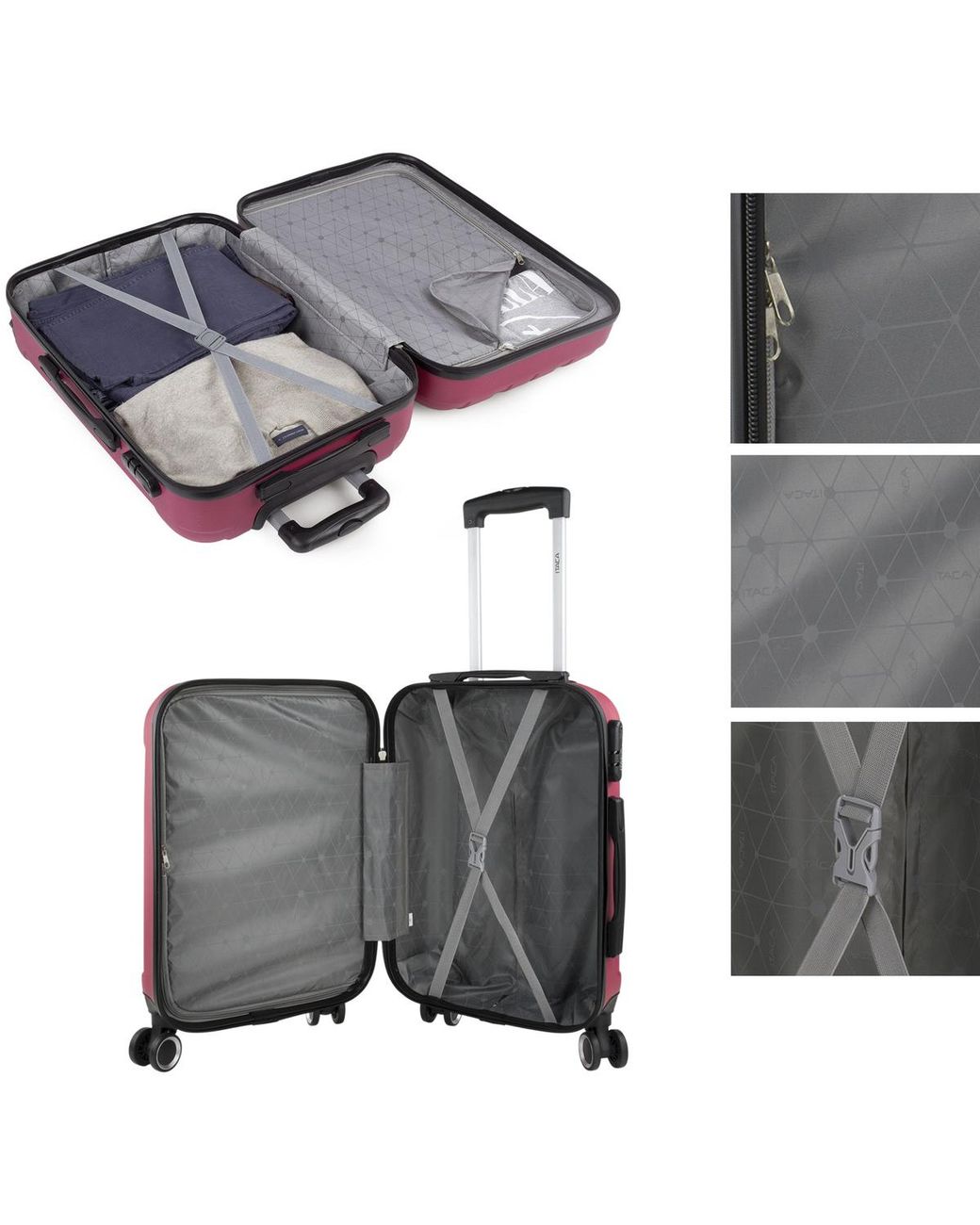 Valise Havel Itaca en coloris Pink