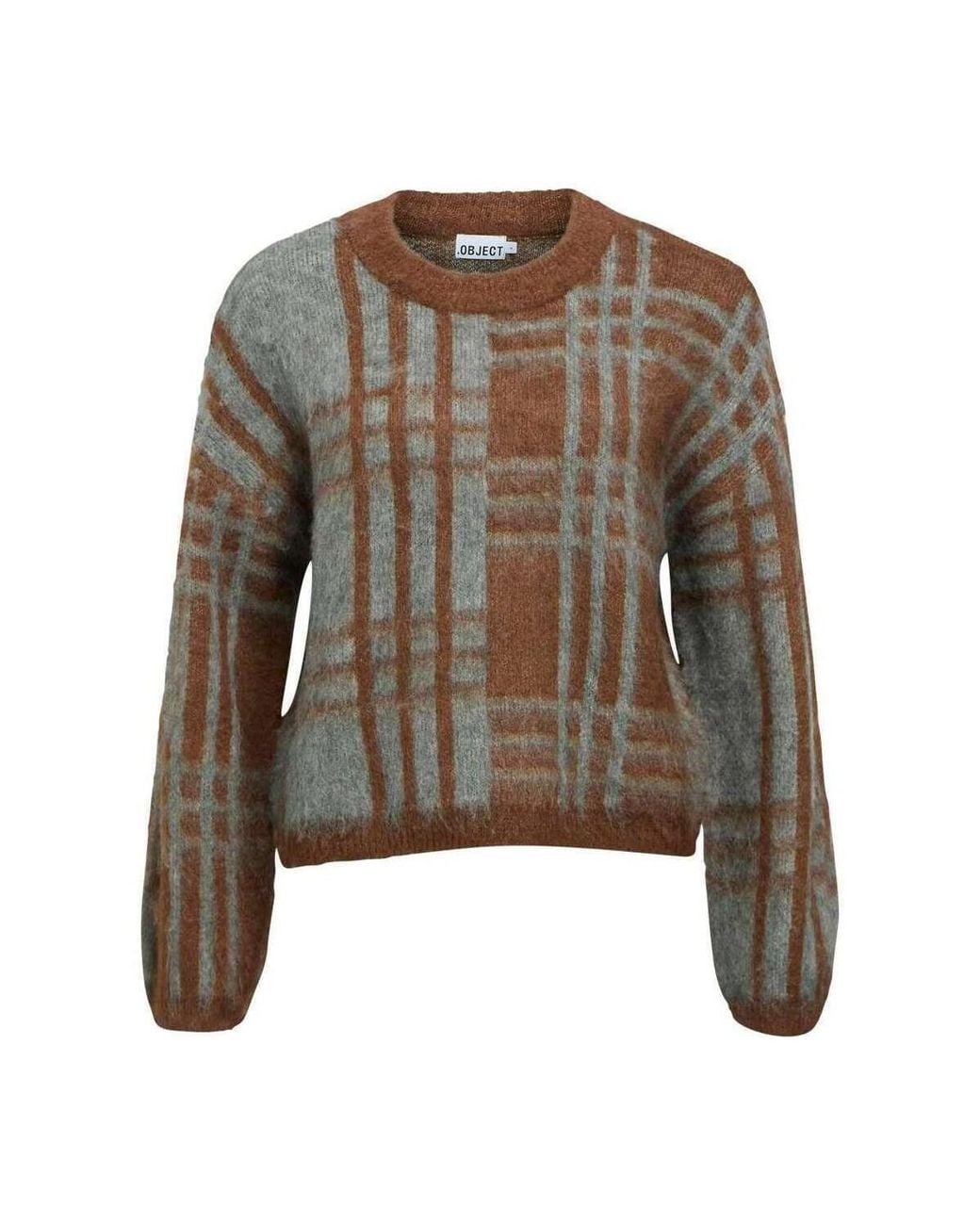 Pull 6449801 Object en coloris Brown