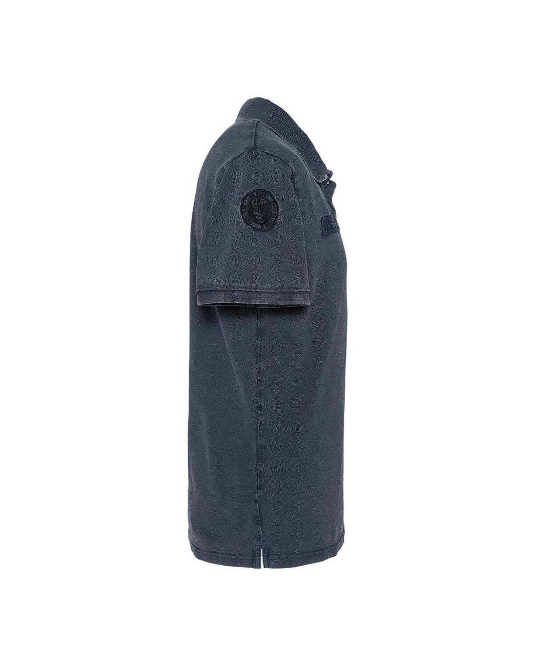 Polo Polo Army Homme Badges Schott Nyc pour homme en coloris Blue