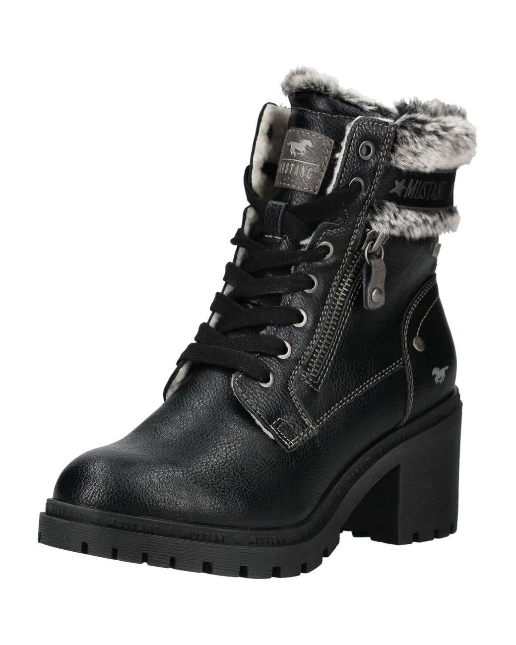 Boots Bottines Mustang en coloris Black