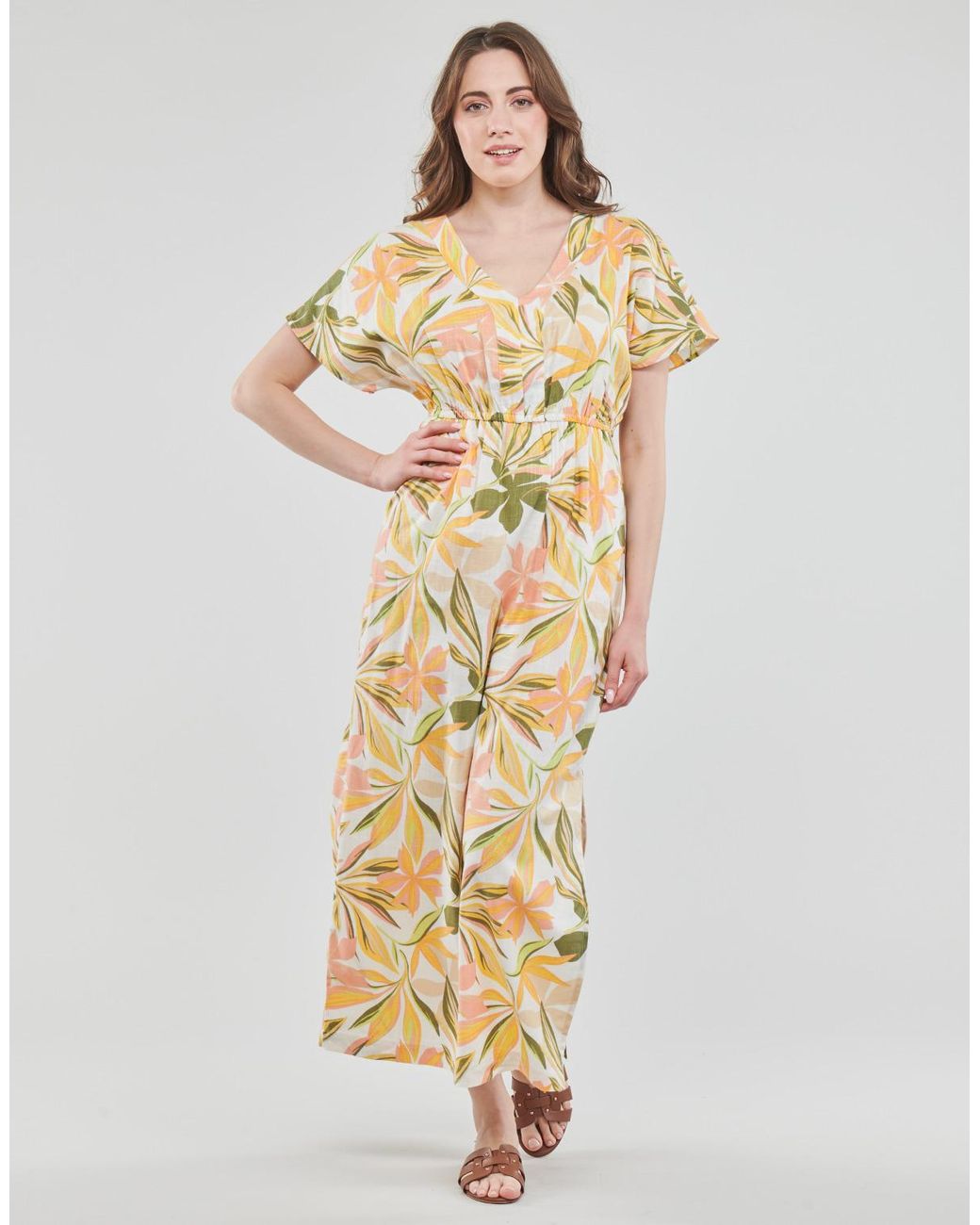 Robe Dynamite Girl Again Roxy en coloris Metallic