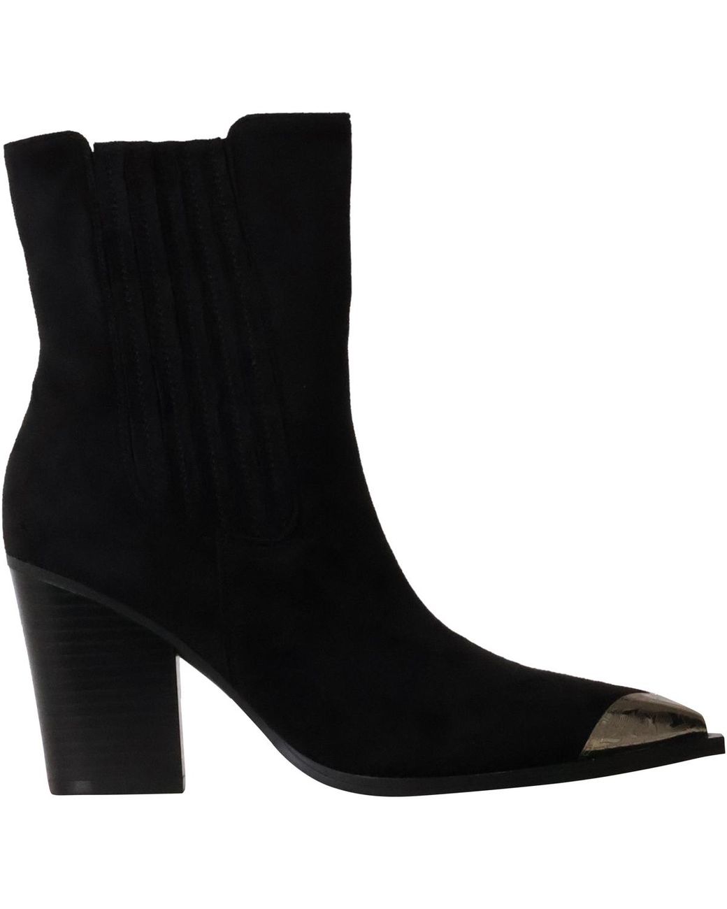 Bottines Bottines À Zip Super Mode en coloris Black