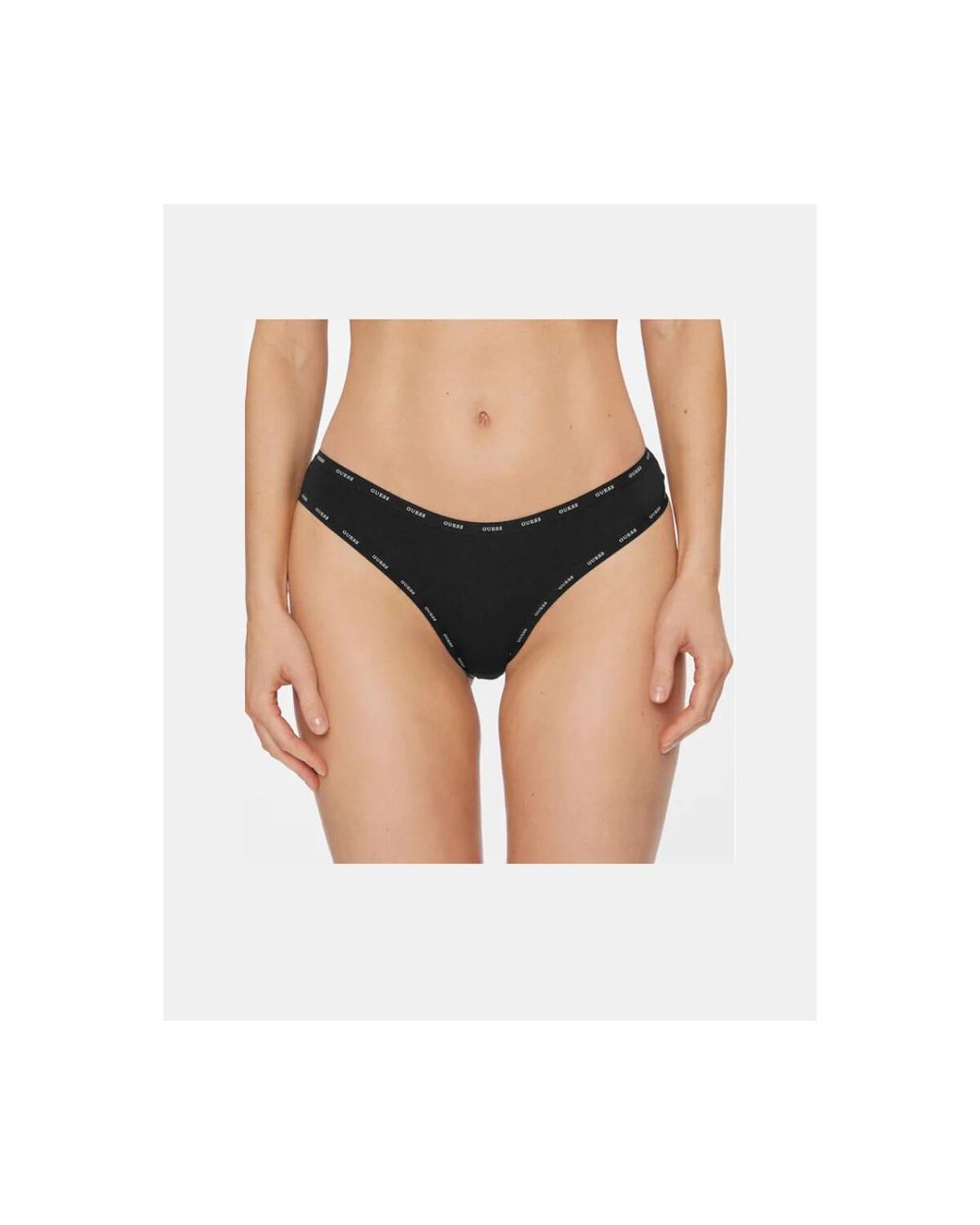Slips O4Gg24 K6Yw1 Printed Basic Thong Guess en coloris White