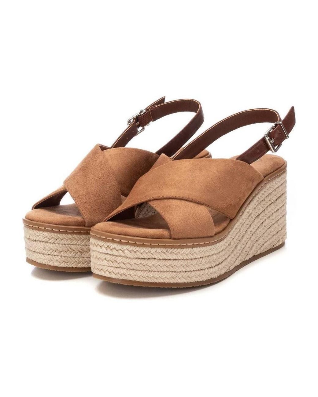Sandales Compensées 172579 Refresh en coloris Brown