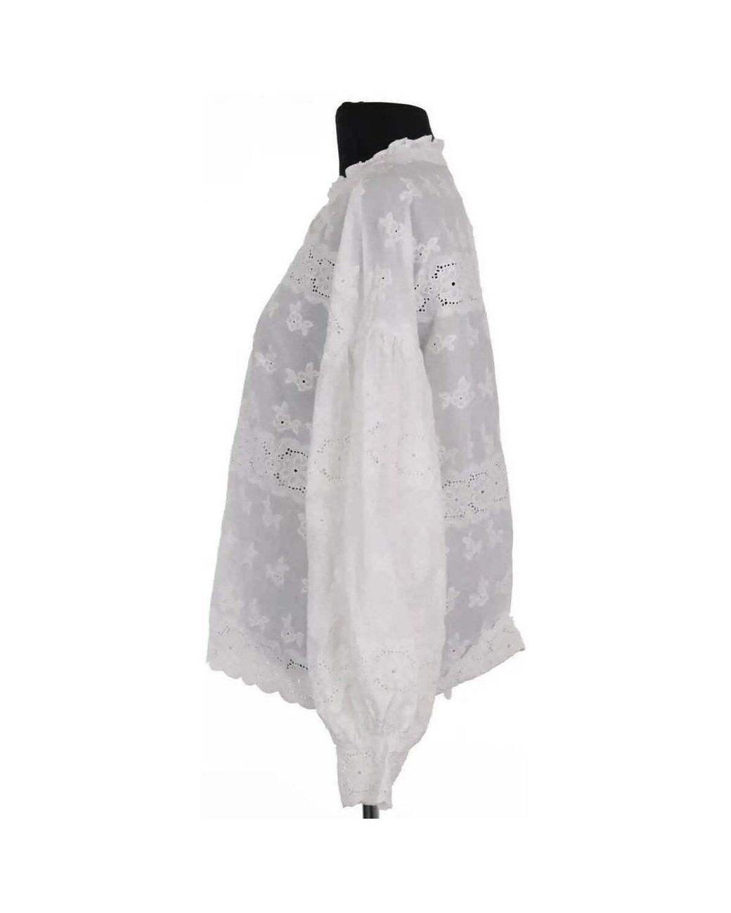 Blouses Blouse Blanche Maje en coloris Gray