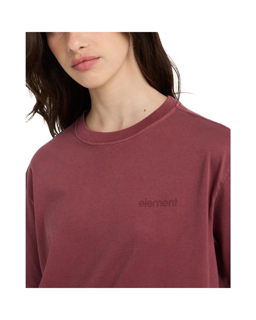 T-Shirt Lowcase Element en coloris Red