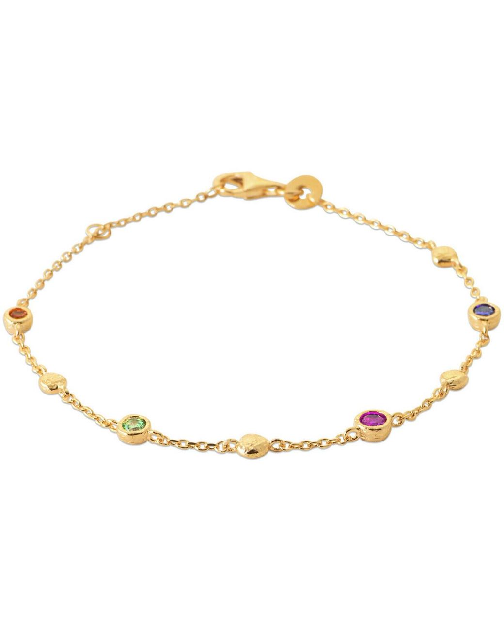Bracelets Bracelet Plaqué Or Multicolore Brillaxis en coloris Metallic