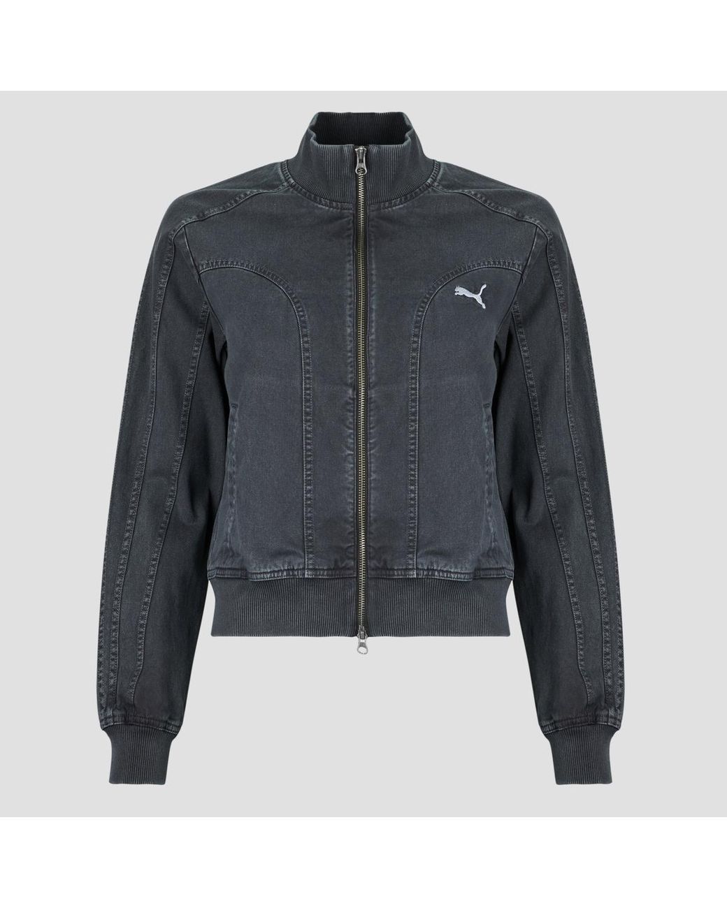 PUMA Spijkerjack Future..Archive Washed Twill Short Jacket in het Blue
