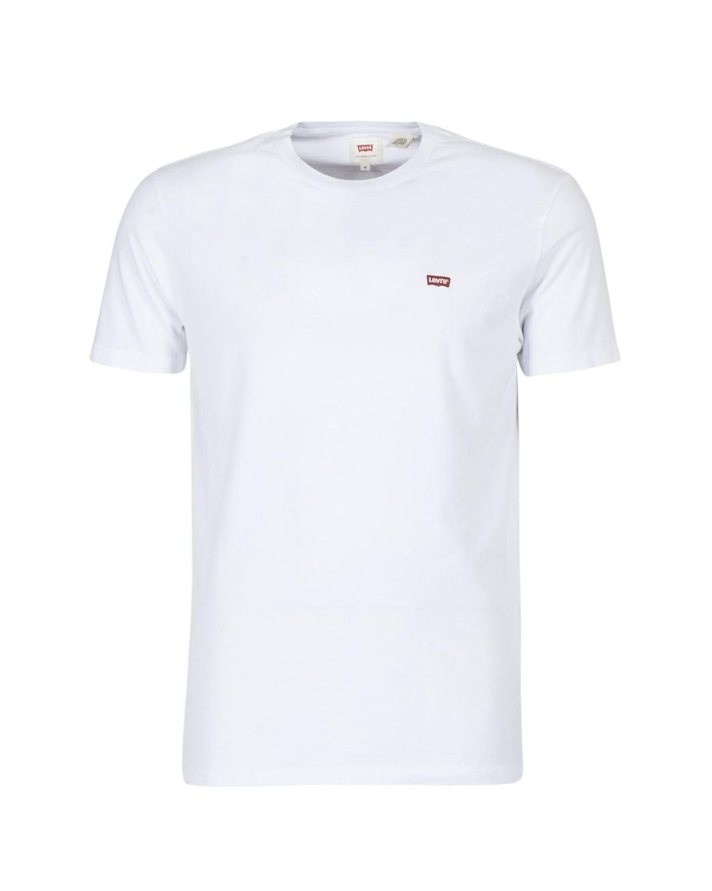 T-shirt bianca con piccola etichetta con logo batwing di Levi's in Bianco  per Uomo - 31% di sconto | Lyst