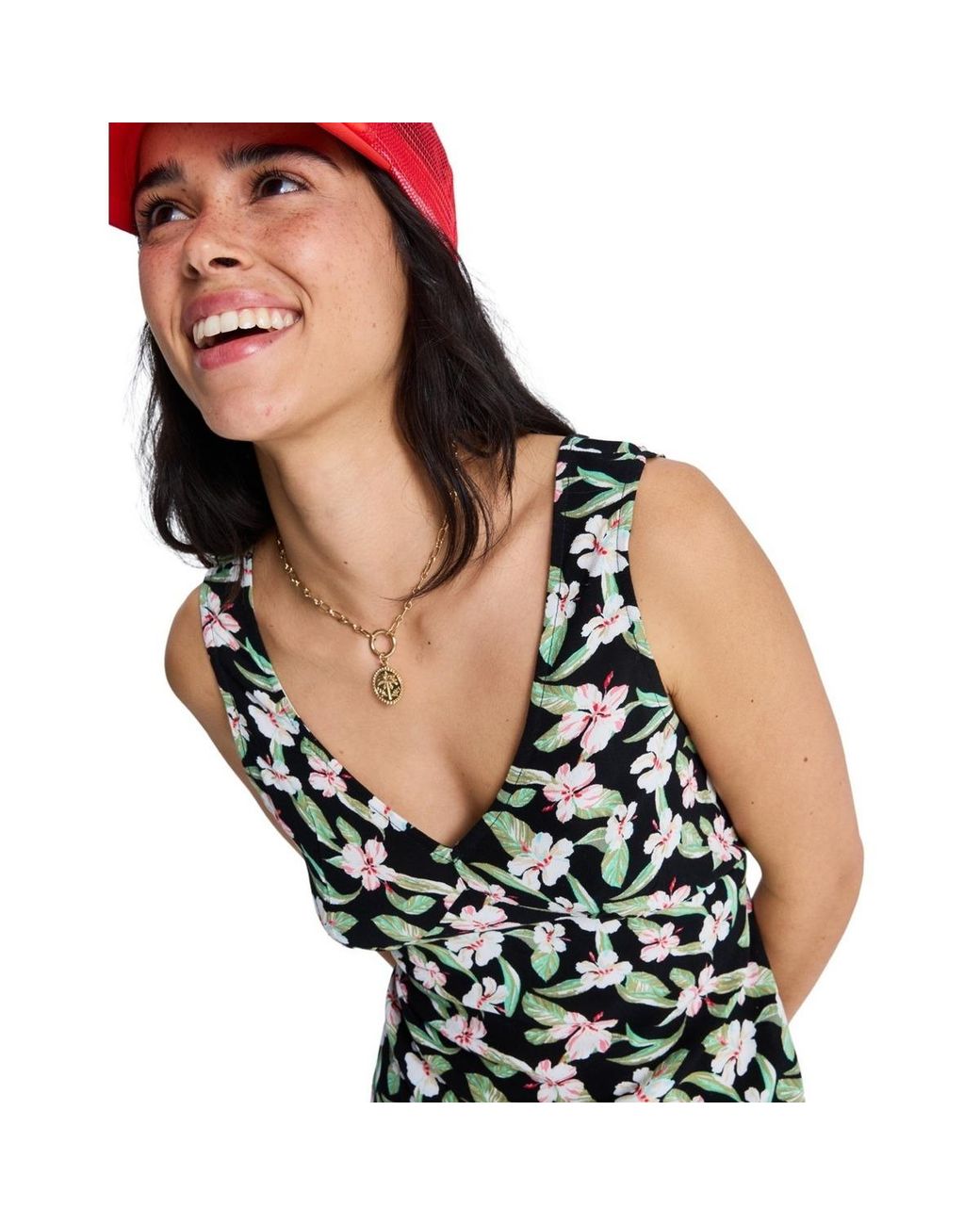 Robe Courte Free Spirits Mini Roxy en coloris Black