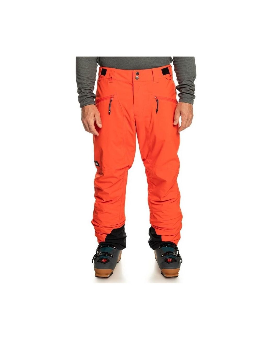 Pantalon - Pantalon de ski - orange fluo Quiksilver pour homme en coloris  Rouge | Lyst