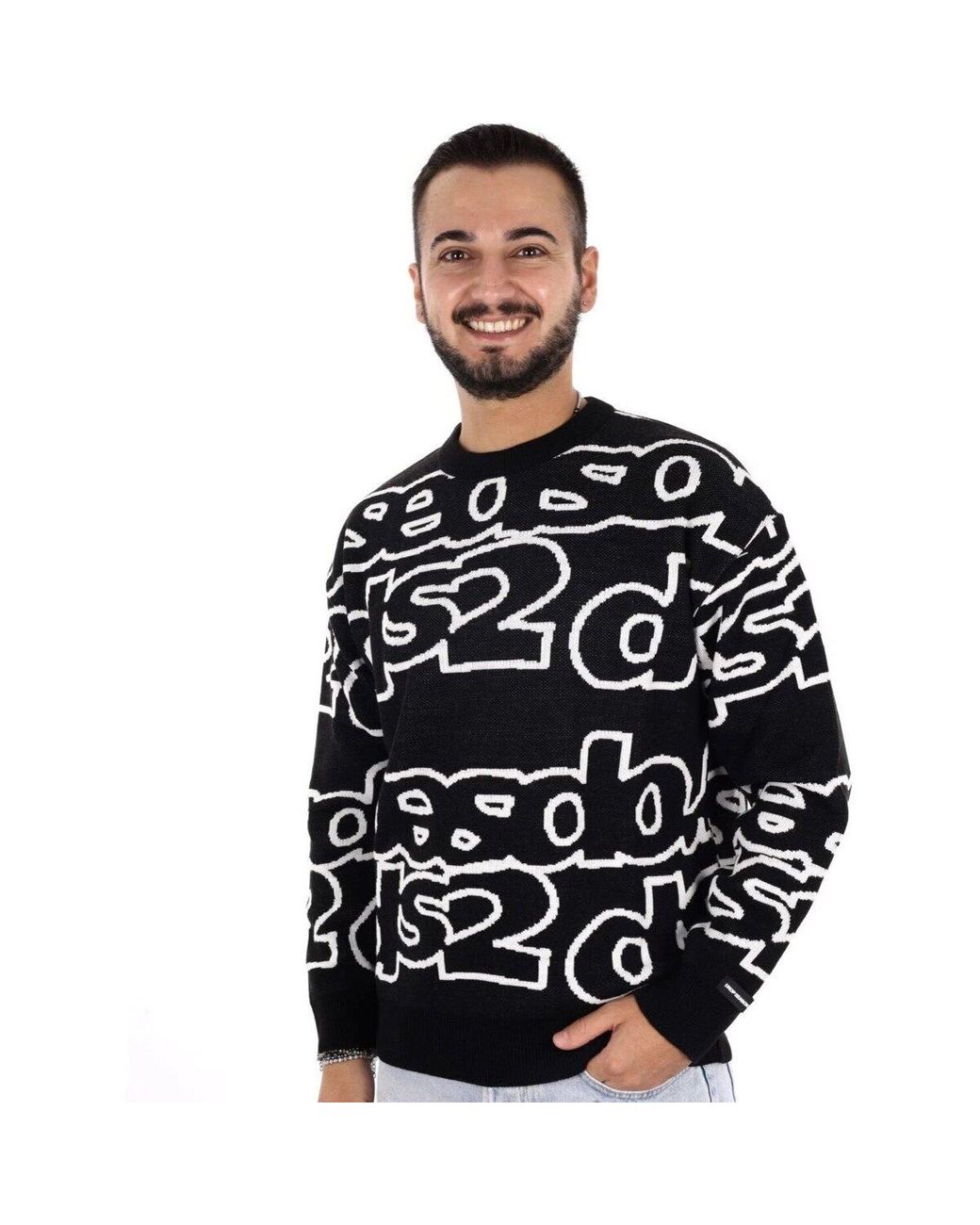 Pull Ds2 pour homme en coloris Black