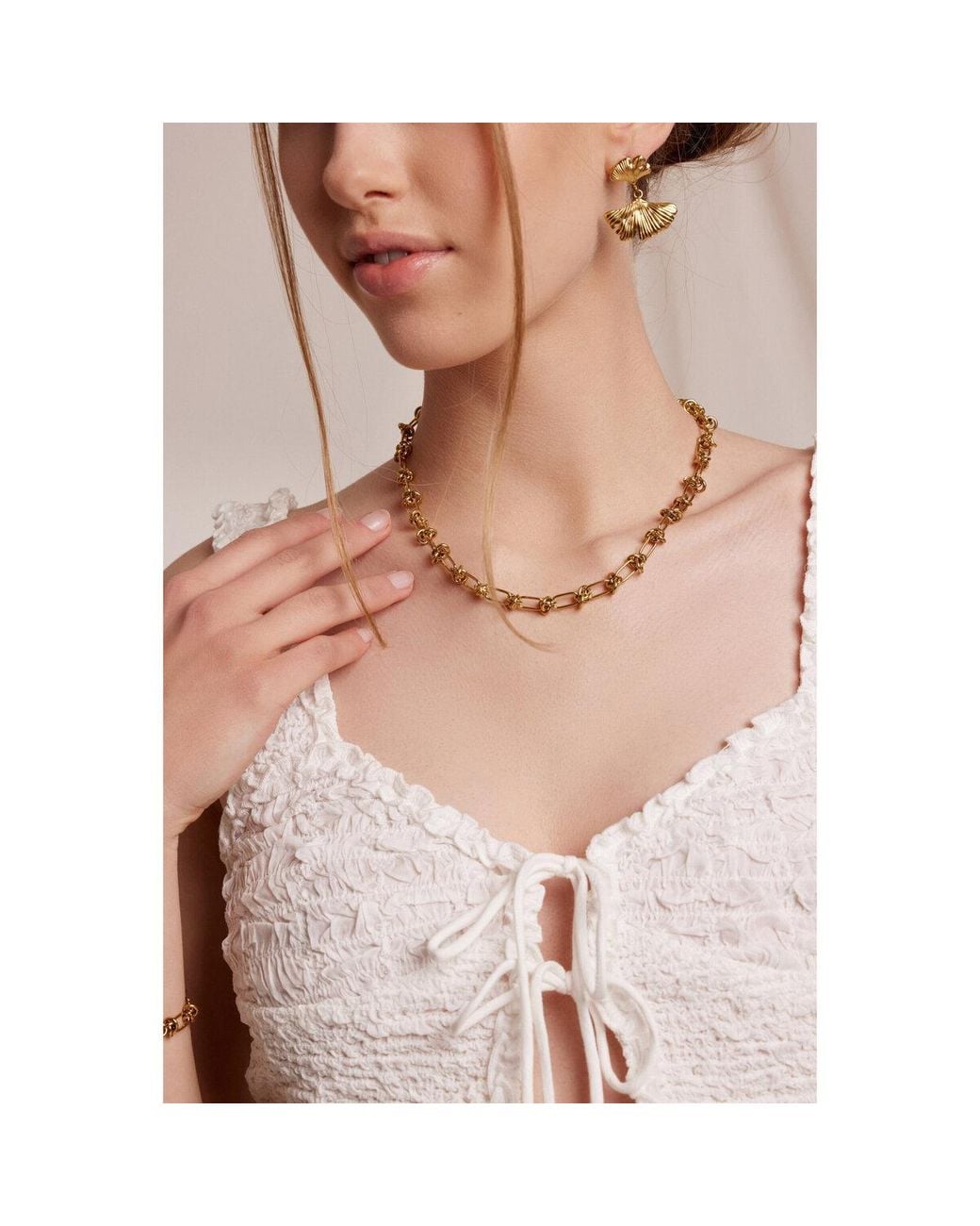 Collier Amelia Parker en coloris Metallic