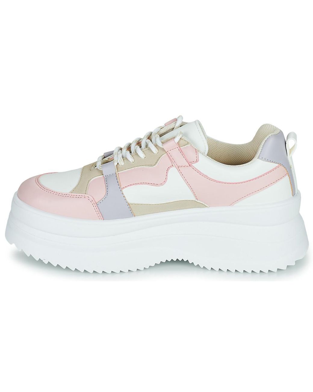 Baskets Yurban en coloris White