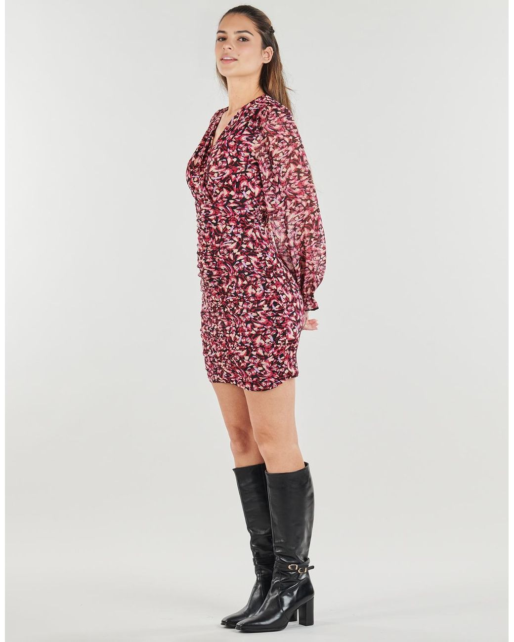 Robe Courte Ribloo Morgan en coloris Red