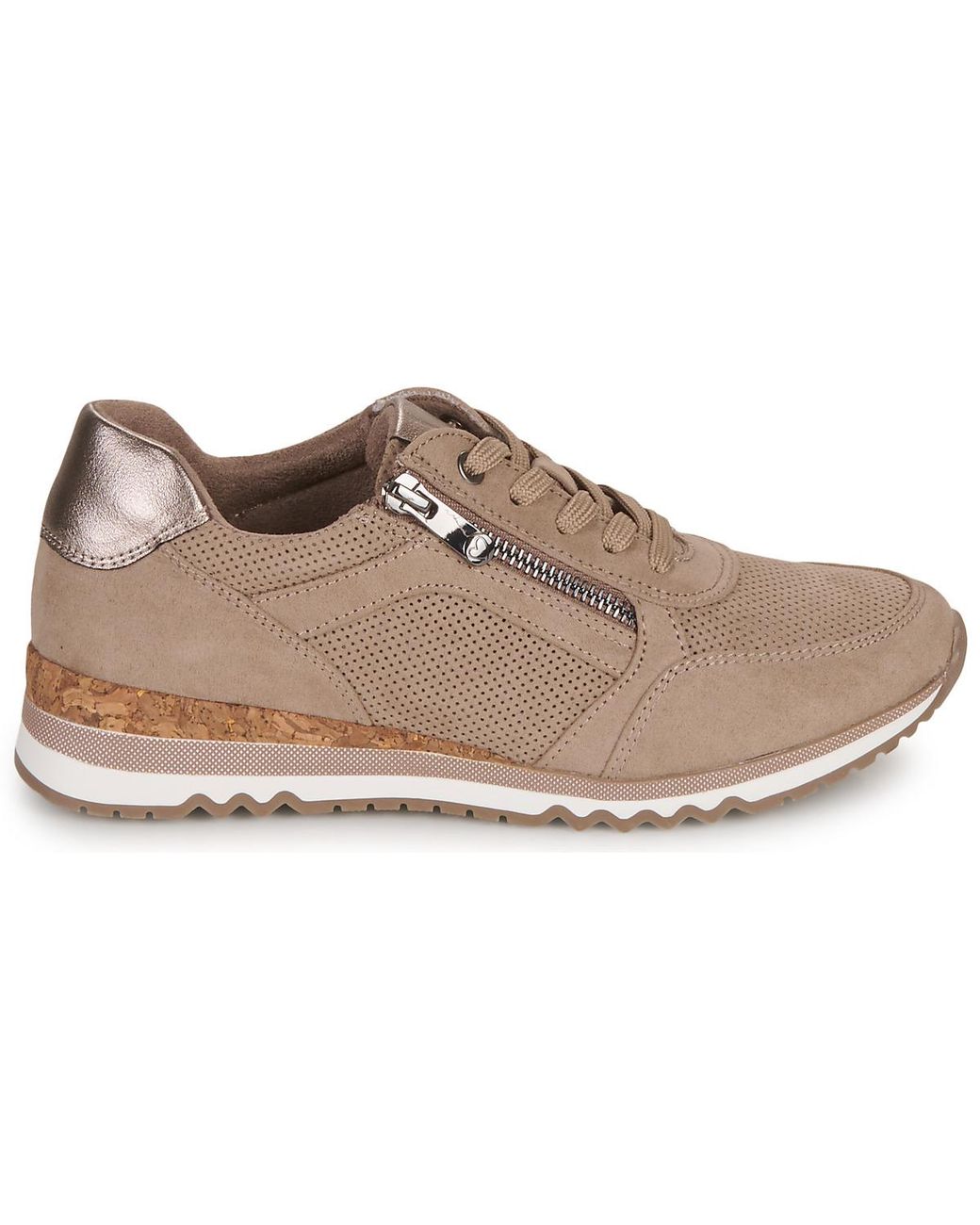 Baskets Basses Icom Marco Tozzi en coloris Brown