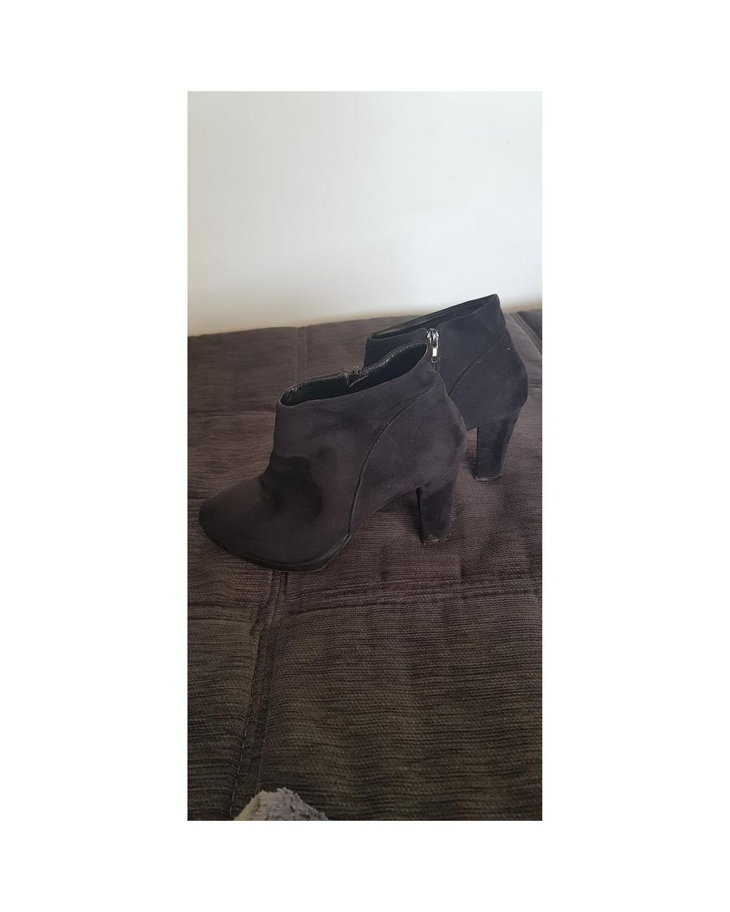 Bottines Bottines Noires Sans marque en coloris Gray