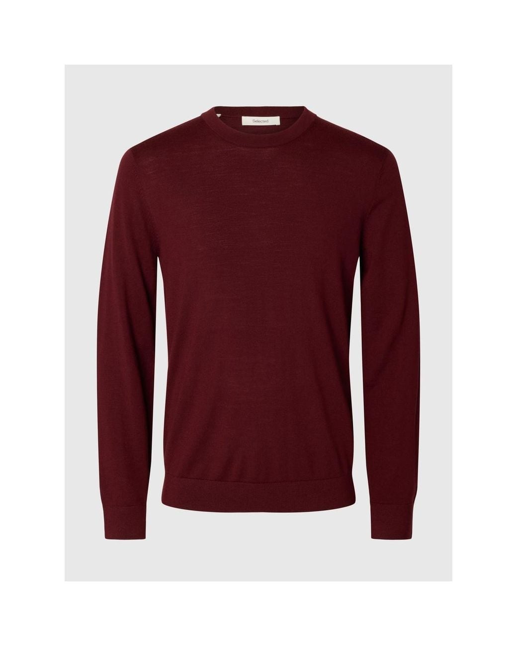 Pull 16094647 SELECTED pour homme en coloris Red
