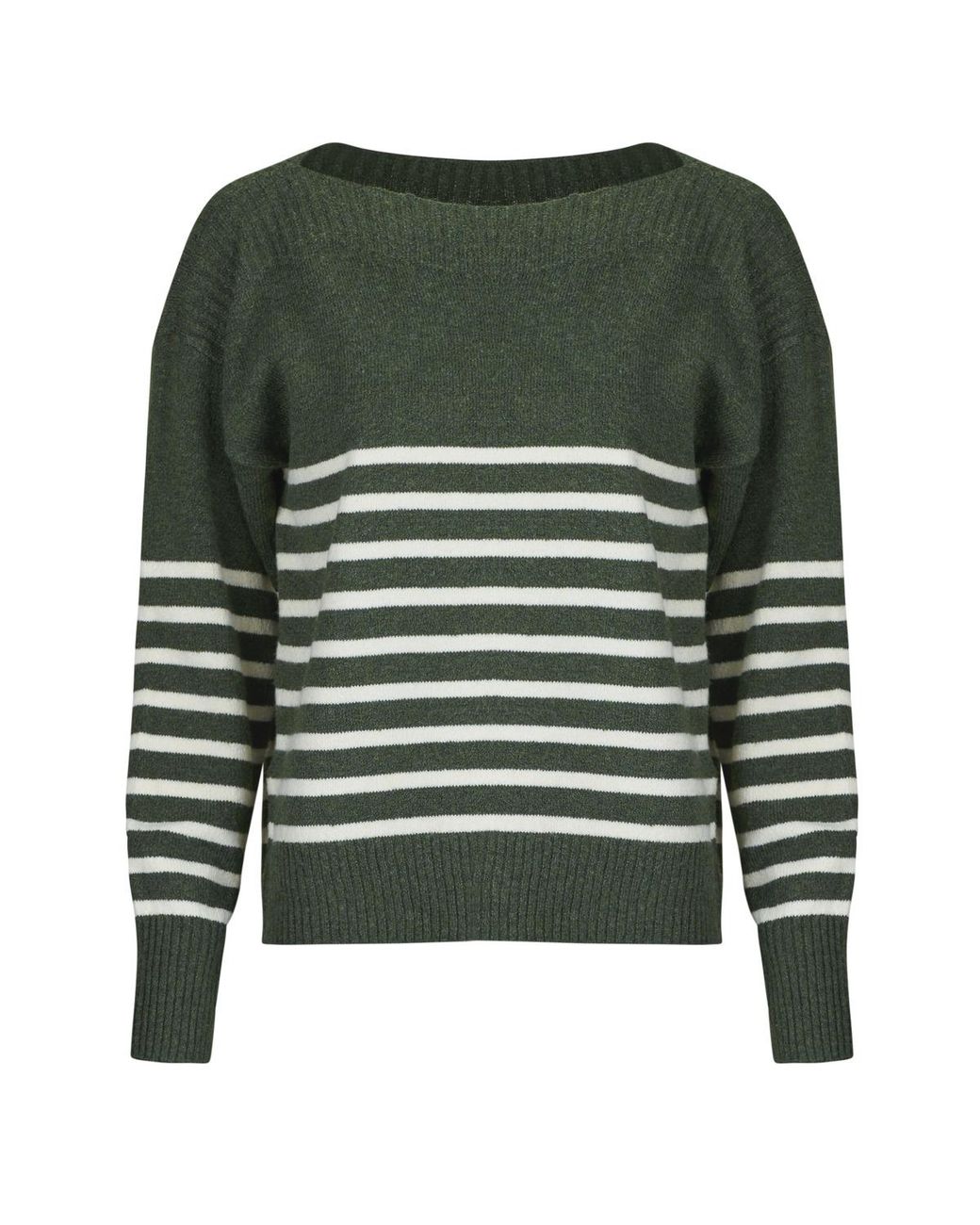 Pull Onlglory Ls Boatneck ONLY en coloris Green