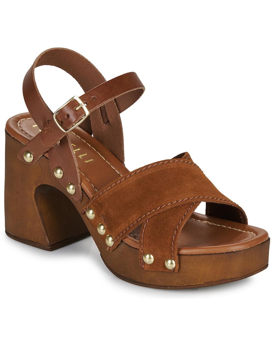 Fericelli Brown Keilabsatzsandalen Adonis