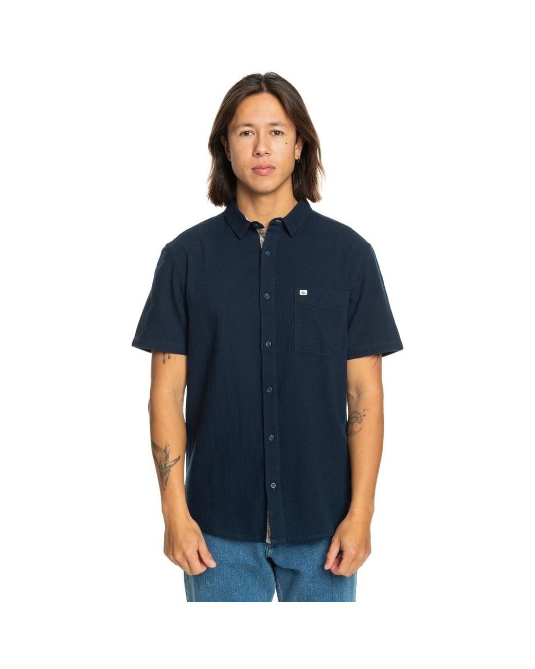 Chemise Time Box Quiksilver pour homme en coloris Blue