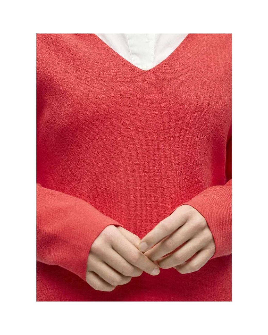 Pull 193469VTPE26 Object en coloris Red