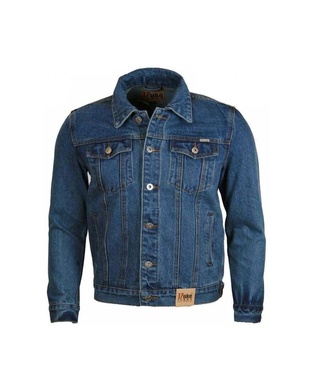 Blouson D555 London Trucker Duke pour homme en coloris Blue