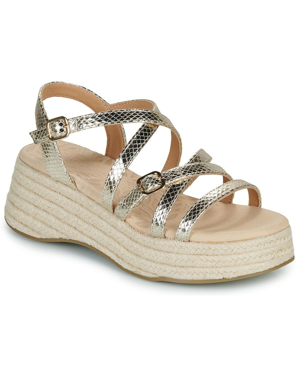 MTNG Metallic Keilabsatzsandalen 59897