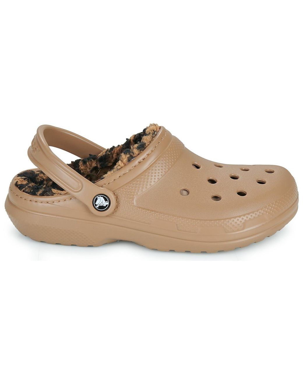 CROCSTM Natural Clogs Classic Lined Animal Clog