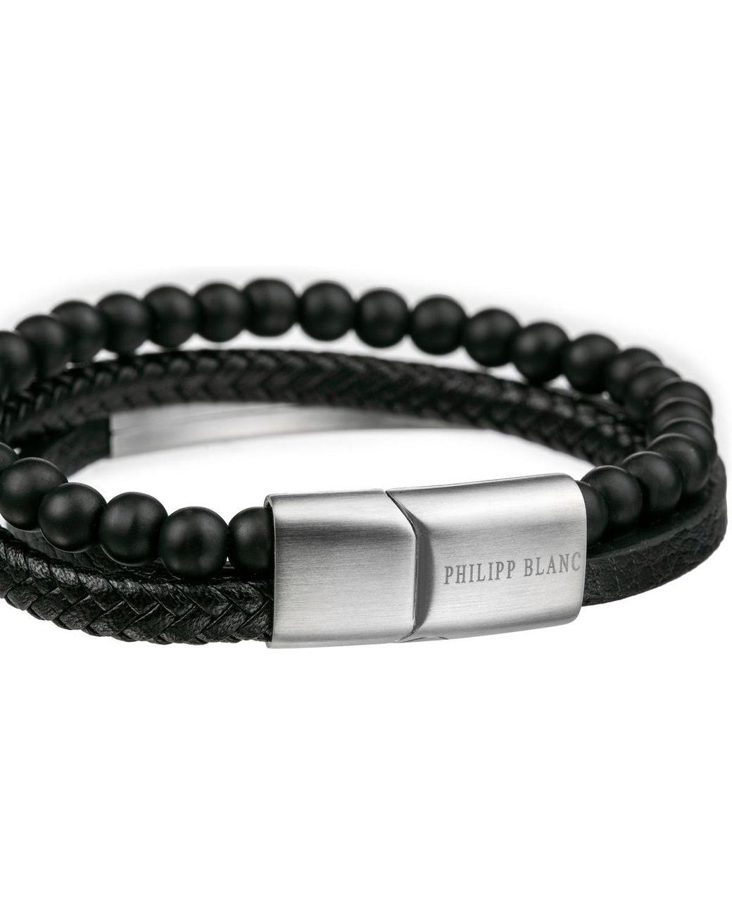Bracelets Philipp Blanc pour homme en coloris Black