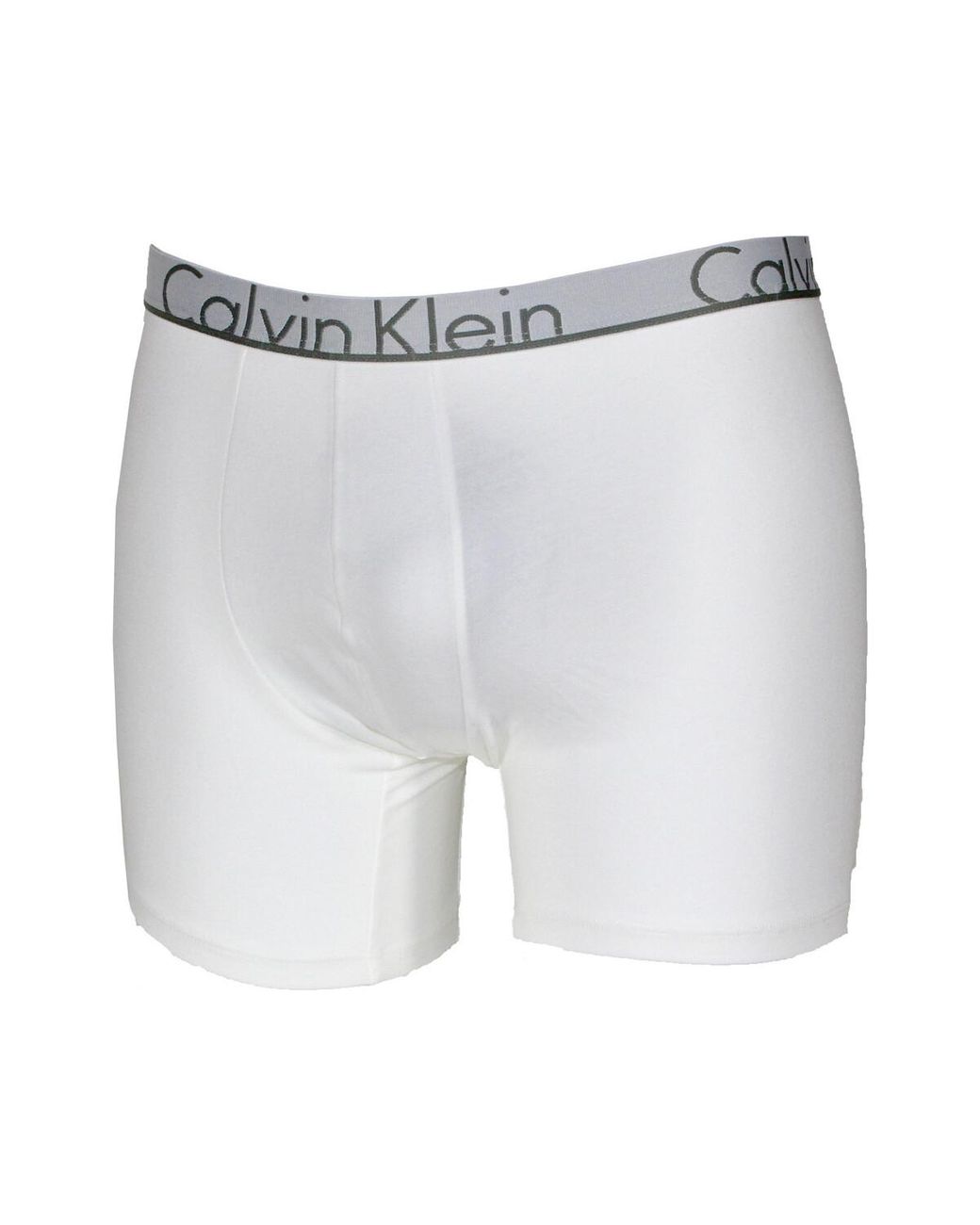 Boxers BOXER LONG BLANC COTON Calvin Klein pour homme en coloris Blanc |  Lyst