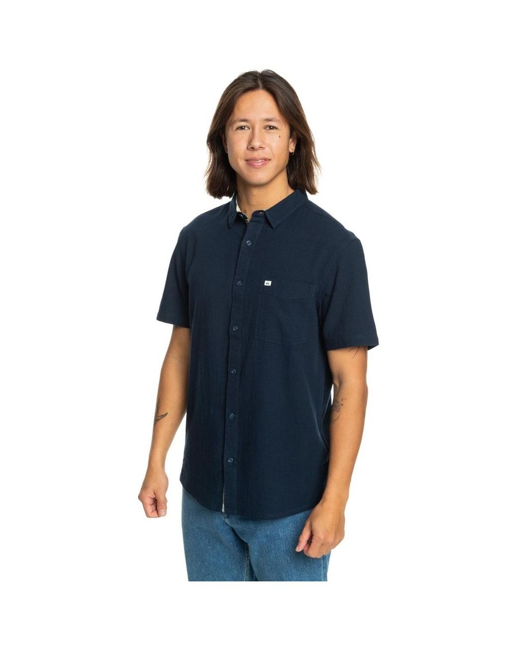 Chemise Time Box Quiksilver pour homme en coloris Blue